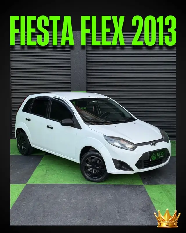 Carro Ford Fiesta Hatch 2013 Rocam 1.0 (Flex)