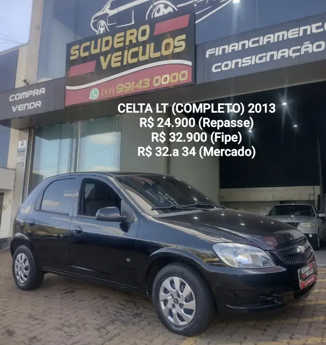 Carro Chevrolet Celta 2013 LT 1.0 (Flex)