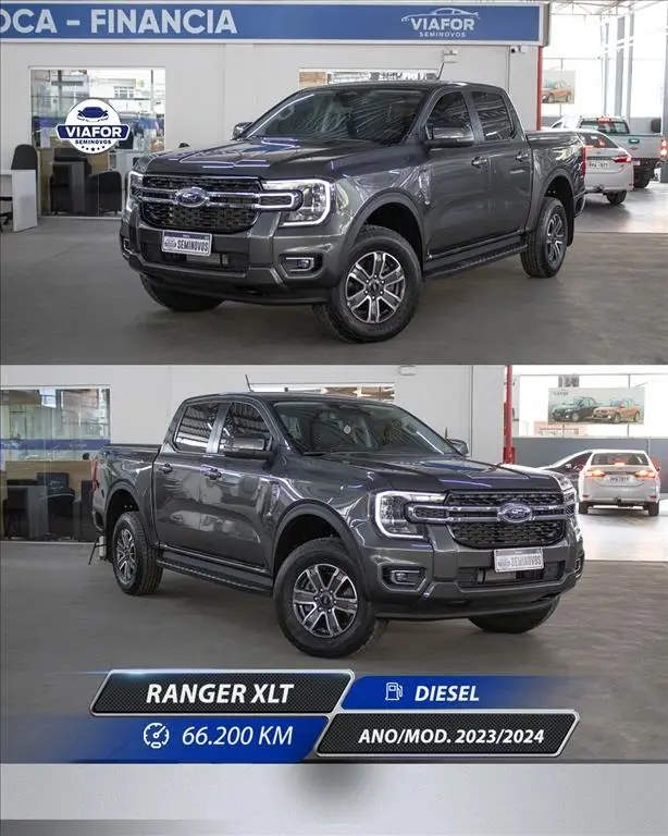 Carro Ford Ranger Cabine Dupla 2024 XLT 3.0