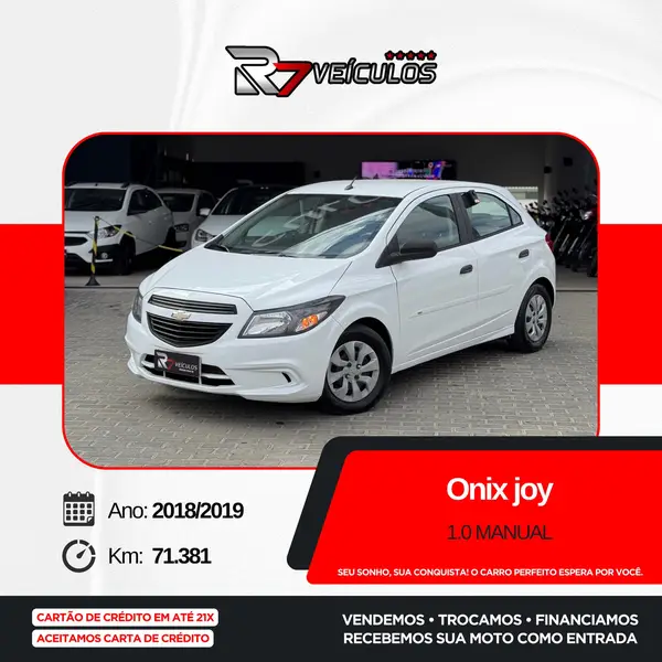 Carro Chevrolet Onix 2019 1.0 Joy SPE/4