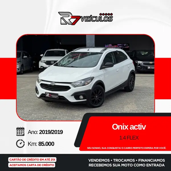 Carro Chevrolet Onix 2019 1.4 Activ SPE/4