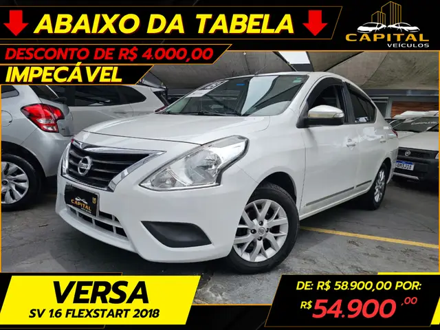Carro Nissan Versa 2018 1.6 16V SV (Flex)