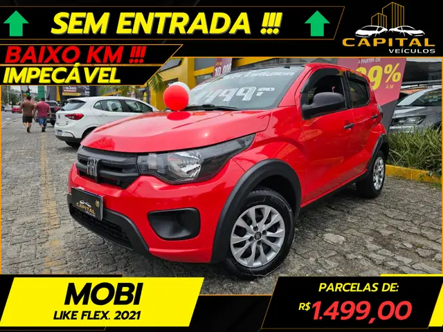 Carro Fiat Mobi 2021 Like 1.0 (Flex)