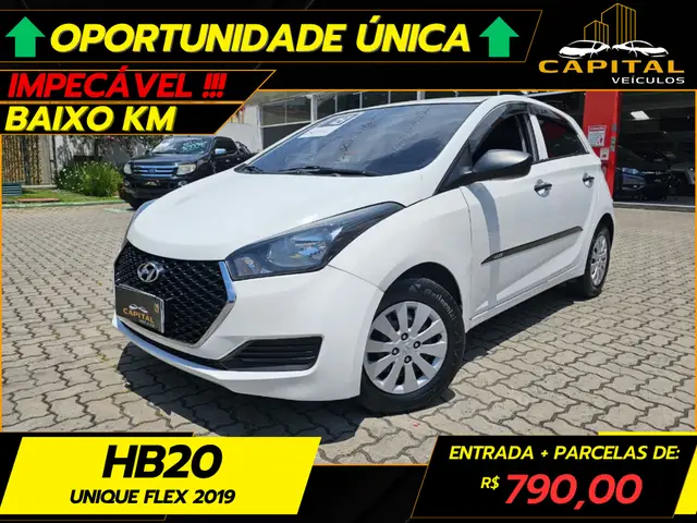 Carro Hyundai HB20 2019 1.0 Unique (Flex)