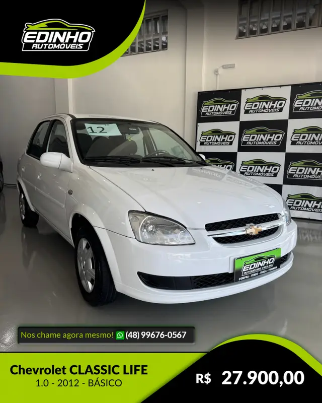 Carro Chevrolet Classic 2012 LS VHC E 1.0 (Flex)