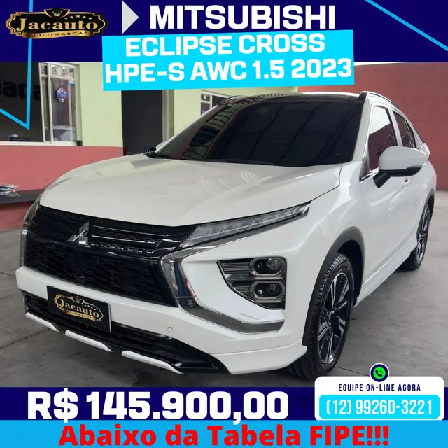 Carro Mitsubishi Eclipse Cross 2023 1.5 Turbo HPE-S S-AWC (Aut)