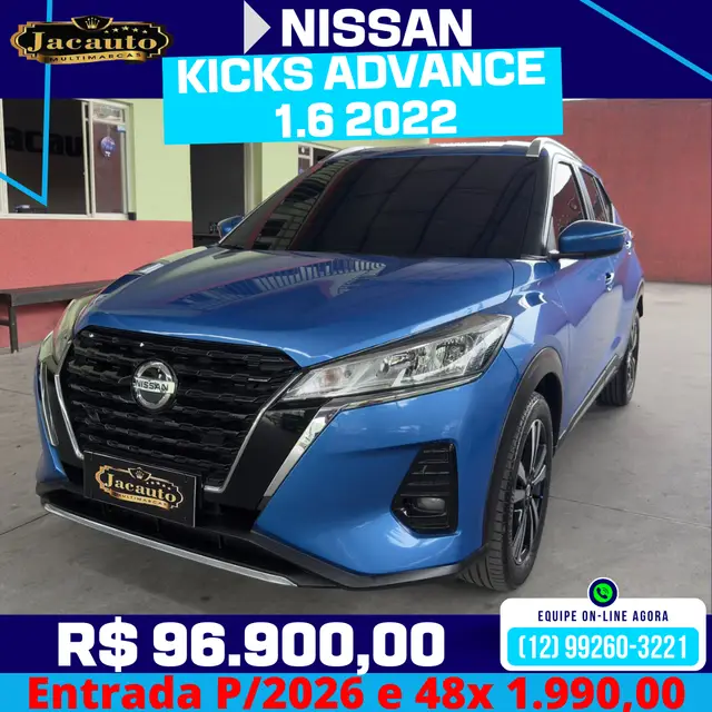 Carro Nissan Kicks 2022 Advance 1.6