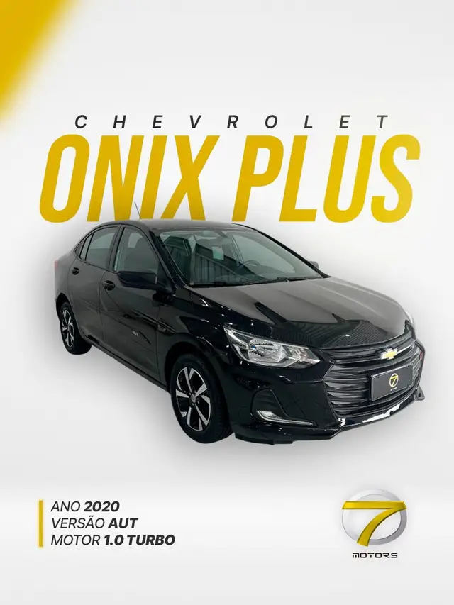 Carro Chevrolet Onix Plus 2020 1.0 Turbo (Flex) (Aut)