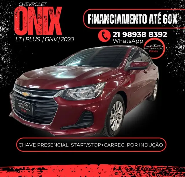Carro Chevrolet Onix Plus 2020 1.0 LT (Flex)