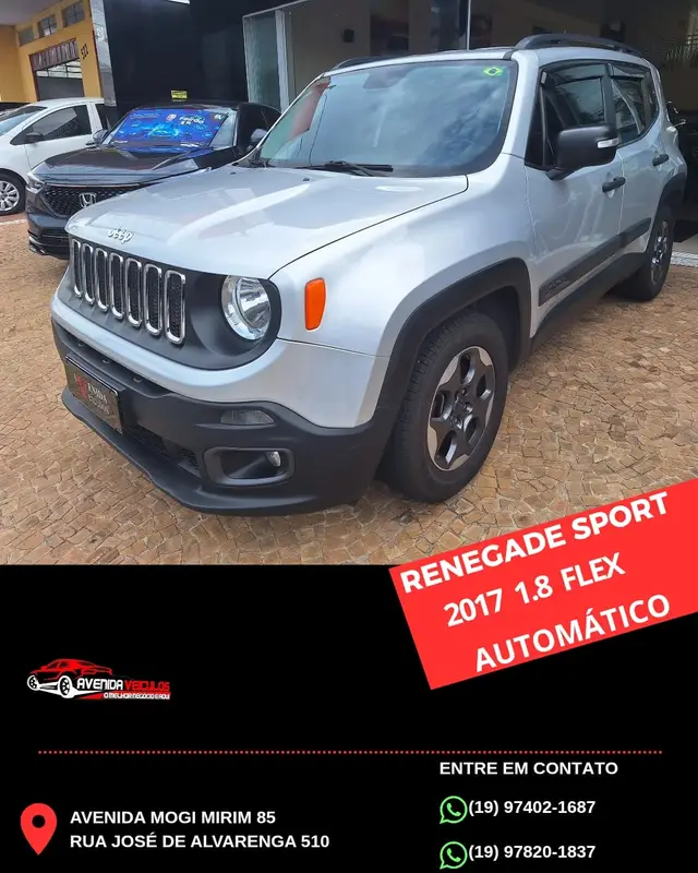 Carro Jeep Renegade 2017 Sport 1.8 4x2 (Aut) (Flex)