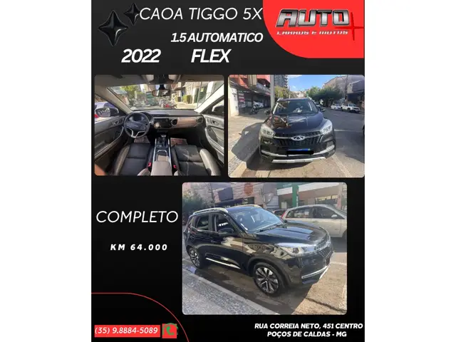 Carro CAOA Chery Tiggo 5X 2022 TXS 1.5 Turboflex (Aut)