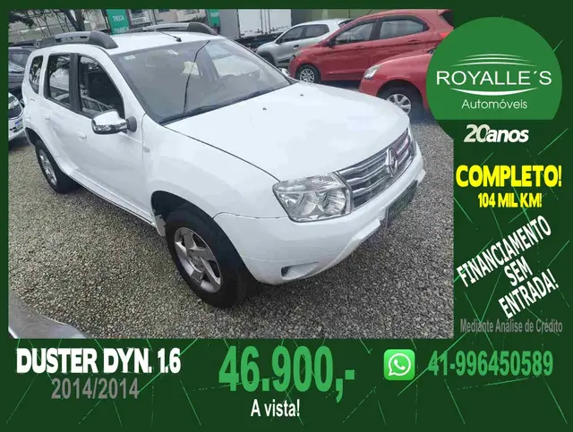 Carro Renault Duster 2014 1.6 16V Dynamique (Flex)