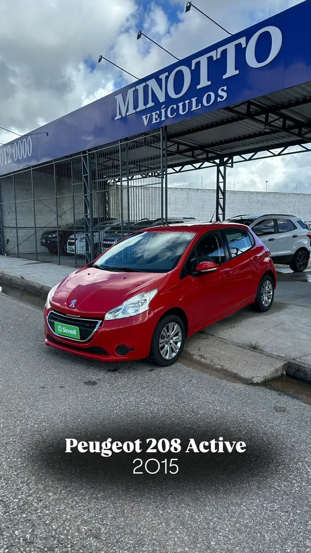 Carro Peugeot 208 2015 Active Pack 1.5 8V (Flex)