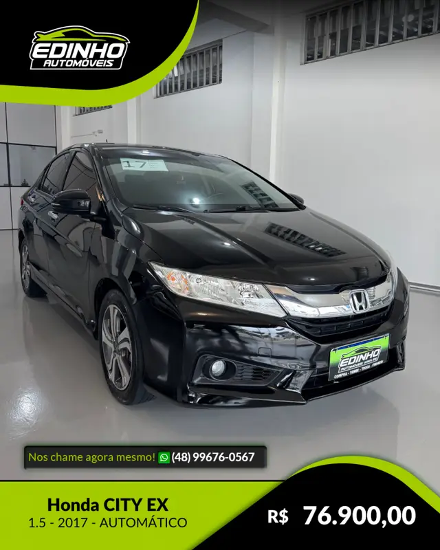 Carro Honda City 2017 EX 1.5 CVT (Flex)