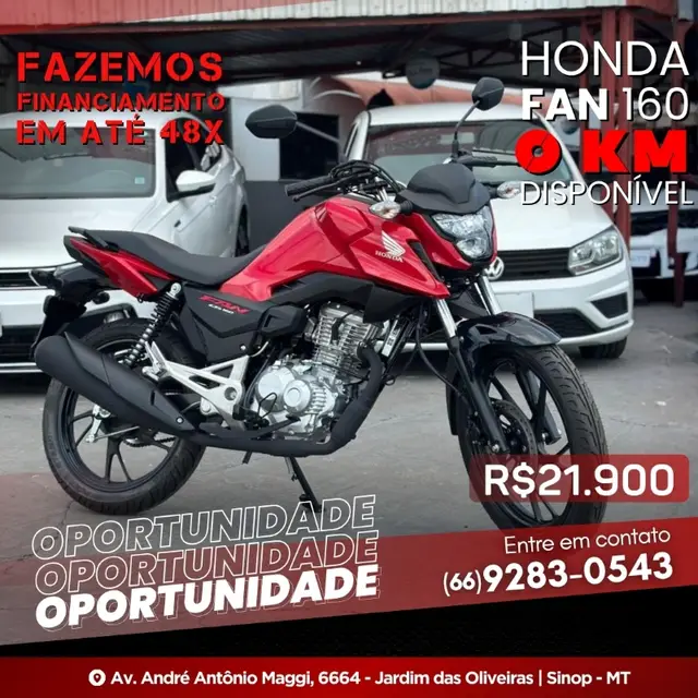 Moto Honda CG 160 2025 Fan