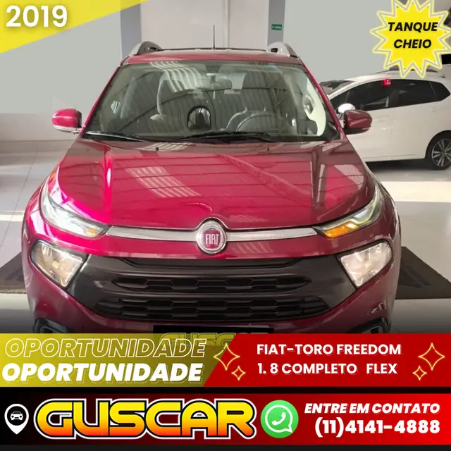 Carro Fiat Toro 2019 Freedom 1.8 AT6 4x2 (Flex)