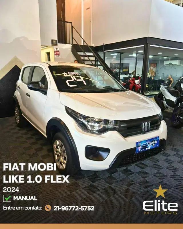 Carro Fiat Mobi 2024 Like 1.0