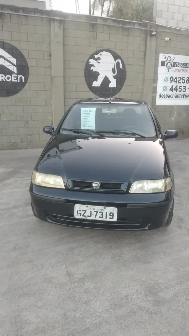 Carro Fiat Siena 2002 ELX 1.0 16V Fire 25 anos