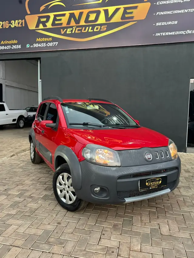 Carro Fiat Uno 2012 Way 1.0 8V (Flex) 4p