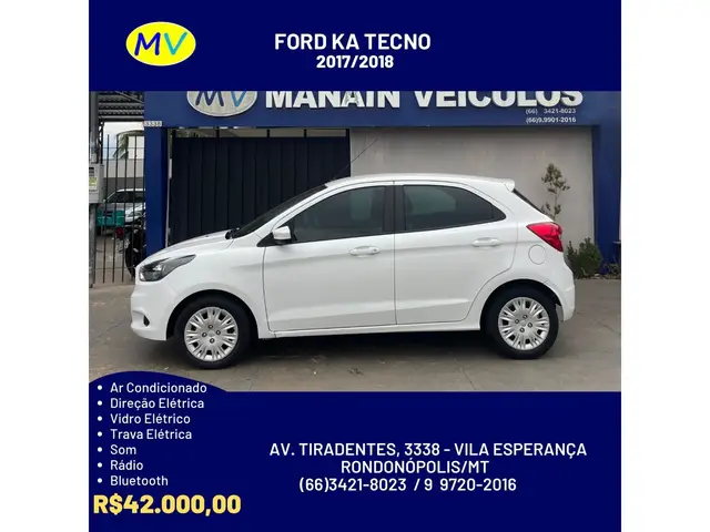 Carro Ford Ka 2018 1.0 SE (Flex)