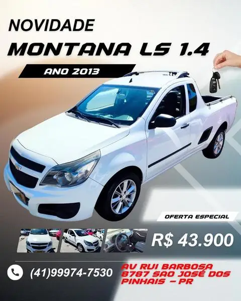 Carro Chevrolet Montana 2013 LS 1.4 (Flex)