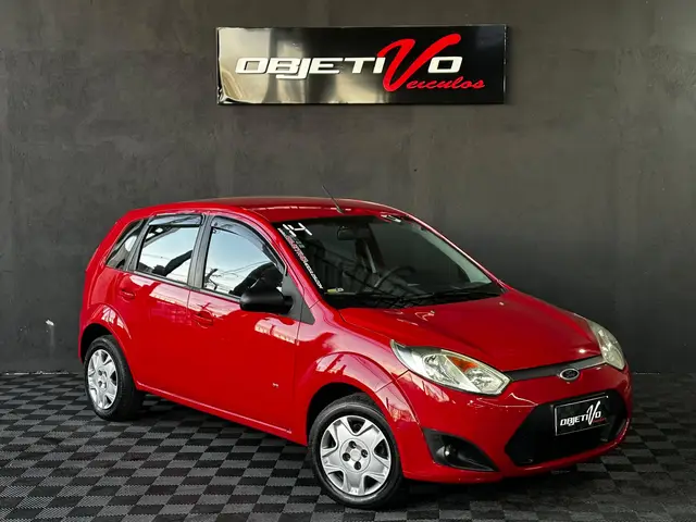 Carro Ford Fiesta Hatch 2014 SE 1.0 RoCam (Flex)