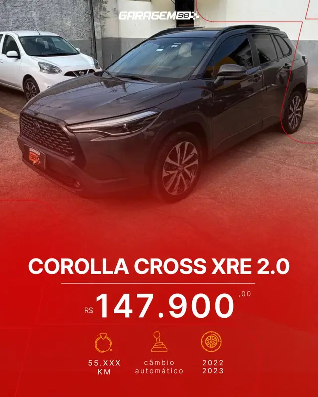 Carro Toyota Corolla 2023 XEi 2.0 Flex