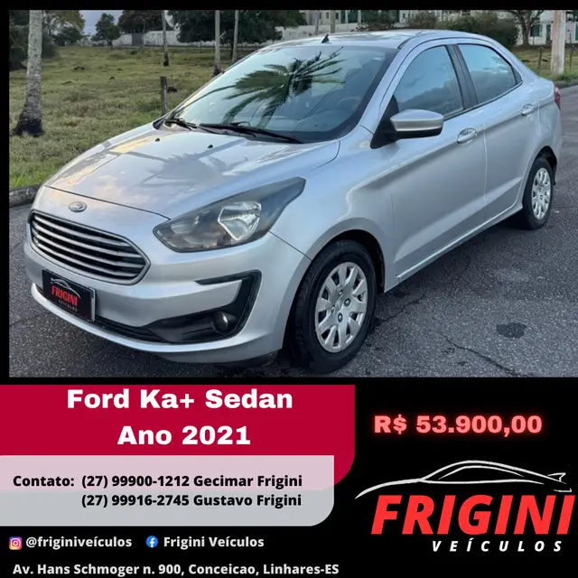 Carro Ford Ka Sedan 2021 SE 1.0 (Flex)