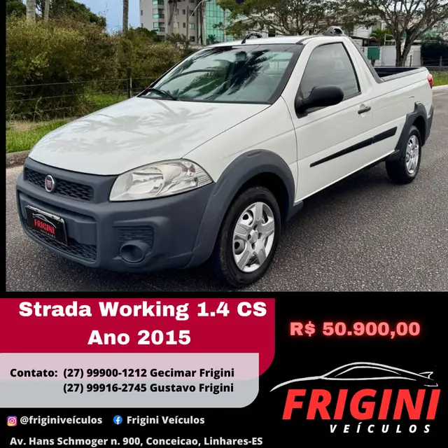 Carro Fiat Strada 2015 Working 1.4 (Flex)