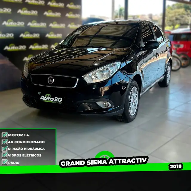 Carro Fiat Grand Siena 2018 Evo Attractive 1.4 8V (Flex)