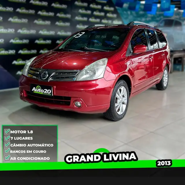 Carro Nissan Grand Livina 2013 SL 1.8 16V Flex Fuel Aut.