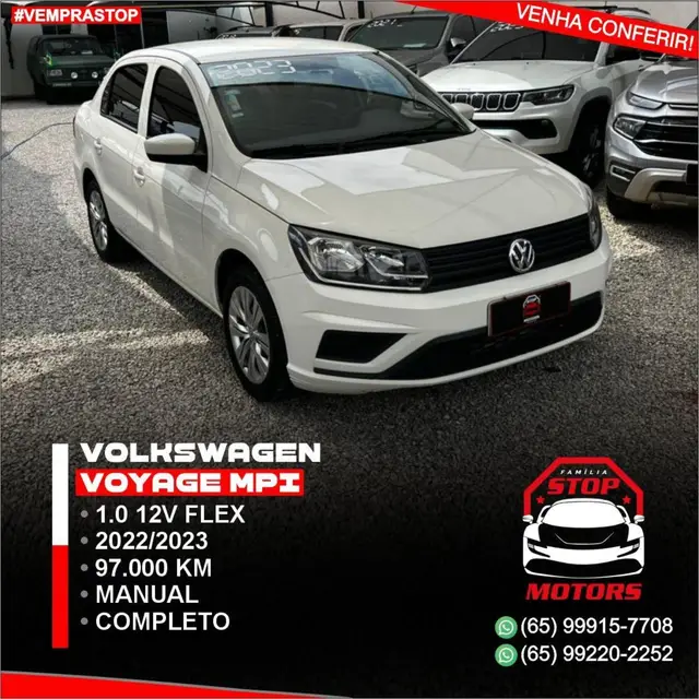 Carro Volkswagen Voyage 2023 1.0 MPI (Flex)