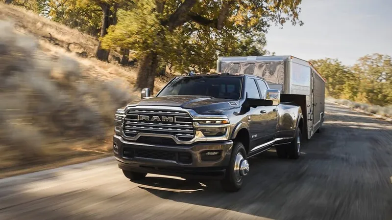 Ram 3500 com rodado duplo chega ao Brasil e pode rebocar frota de até 20 Kwids