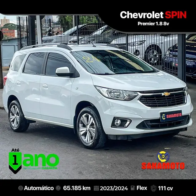 Carro Chevrolet Spin 2024 Premier 1.8 (Aut.)