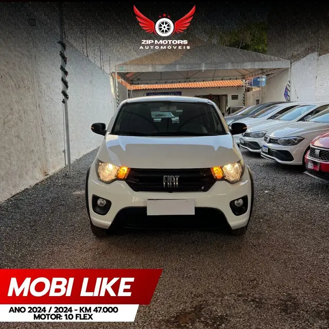 Carro Fiat Mobi 2024 Like 1.0