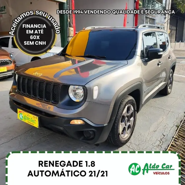 Carro Jeep Renegade 2021 STD 1.8 4x2 (Aut) (Flex)