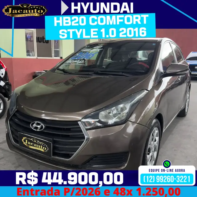 Carro Hyundai HB20 2016 1.0 Comfort Plus (Flex)