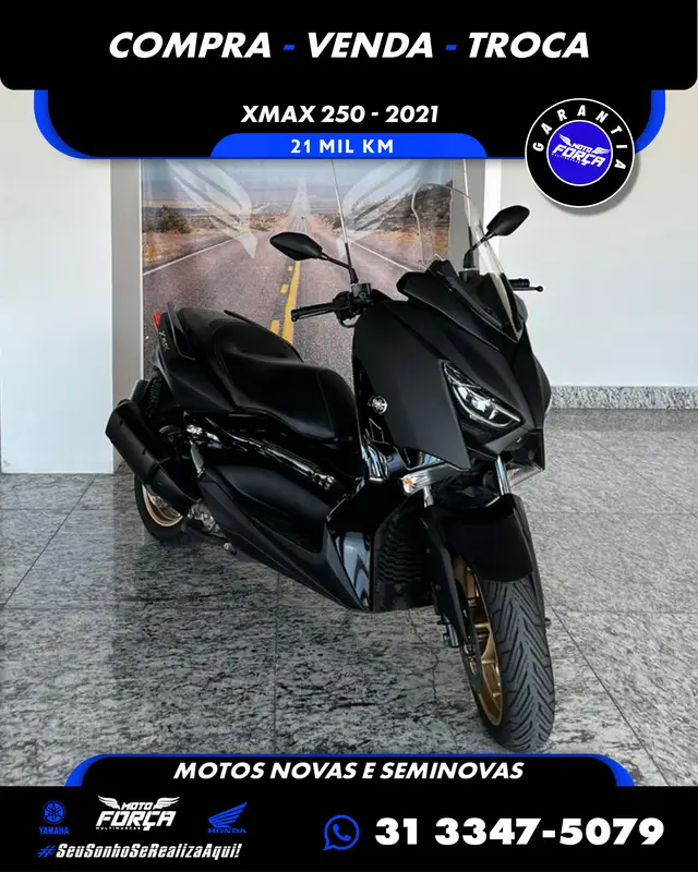 Moto Yamaha XMax 2021 250 (ABS)