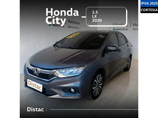 Carro Honda City 2020 LX 1.5 CVT (Flex)