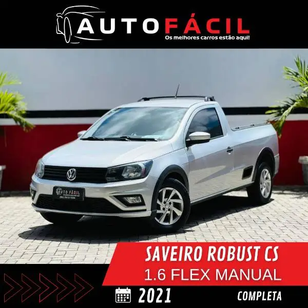 Carro Volkswagen Saveiro 2021 Robust 1.6 MSI CS (Flex)