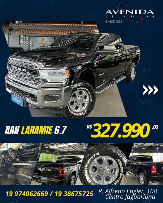 Carro Ram 2500 2020 Ram 2500 CD 6.7 4X4 Laramie