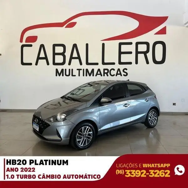 Carro Hyundai HB20 2022 Platinum 1.0 Turbo AT (Flex)