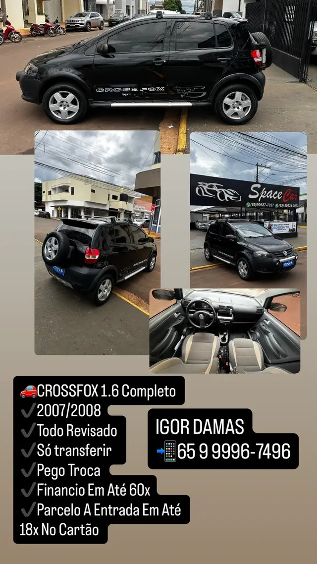Carro Volkswagen CrossFox 2008 1.6 (Flex)