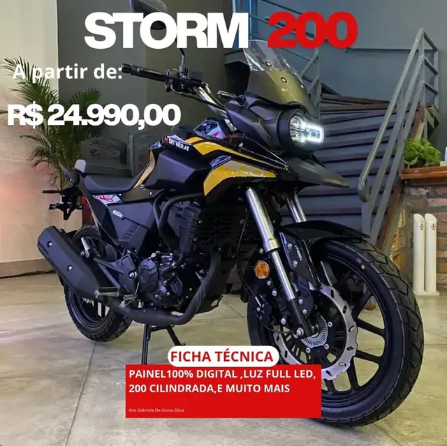 Moto Shineray Storm 200 2026 EFI