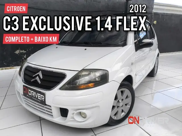Carro Citroën C3 2012 Exclusive 1.4 8V (flex)