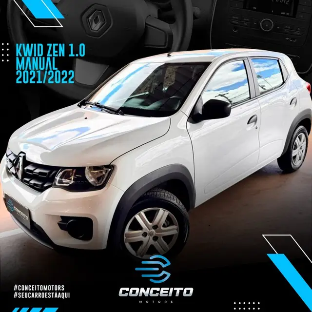 Carro Renault Kwid 2022 Zen 1.0 12v SCe (Flex)