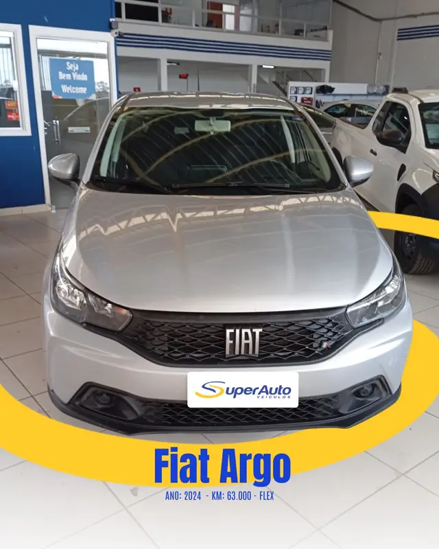 Carro Fiat Argo 2024 Drive 1.0