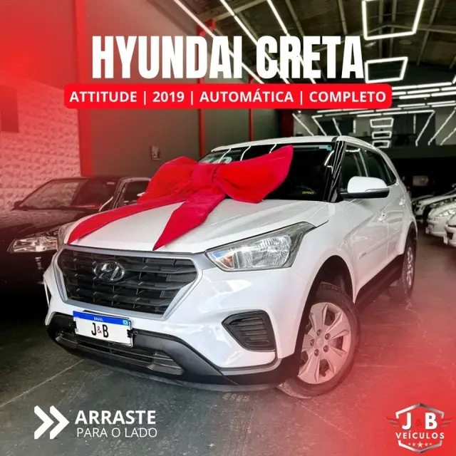 Carro Hyundai Creta 2019 Attitude 1.6 (Aut) (Flex) (PCD)