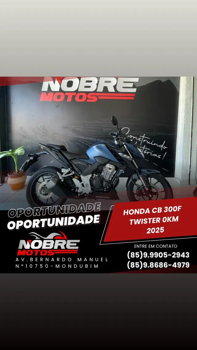 Moto Honda CB 300F Twister 2025 (ABS)