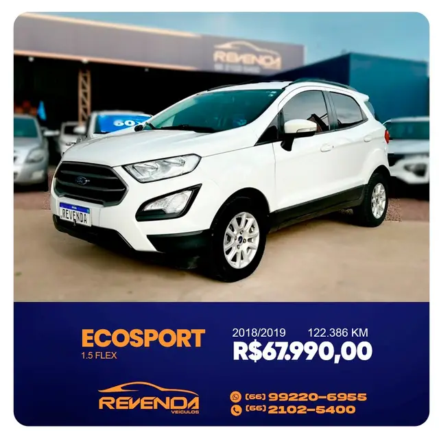 Carro Ford EcoSport 2019 SE 1.5 (Flex)